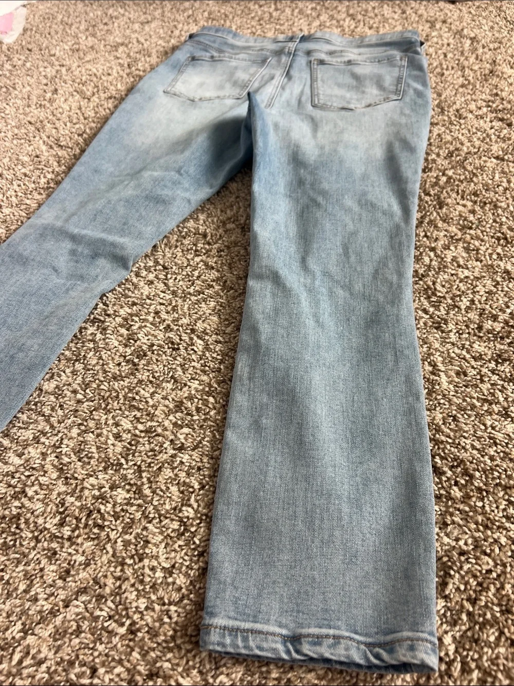 Wonderly Hi-Rise Skinny Crop Distressed Skinny Jeans Size 10R